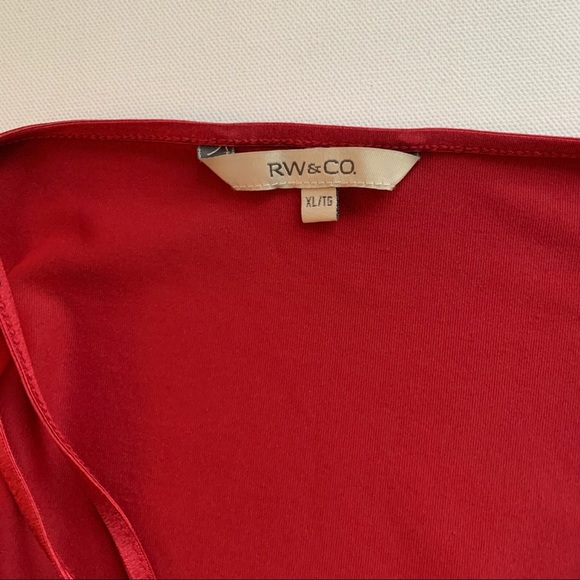 RW&CO Cami Red Sz XL - Picture 5 of 10